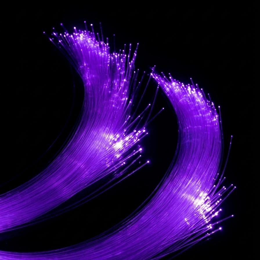 Kit ciel étoilé bicolore — étoiles violettes et blanches habitacle